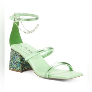 FREE PEOPLE Leather Parker Chain Heels